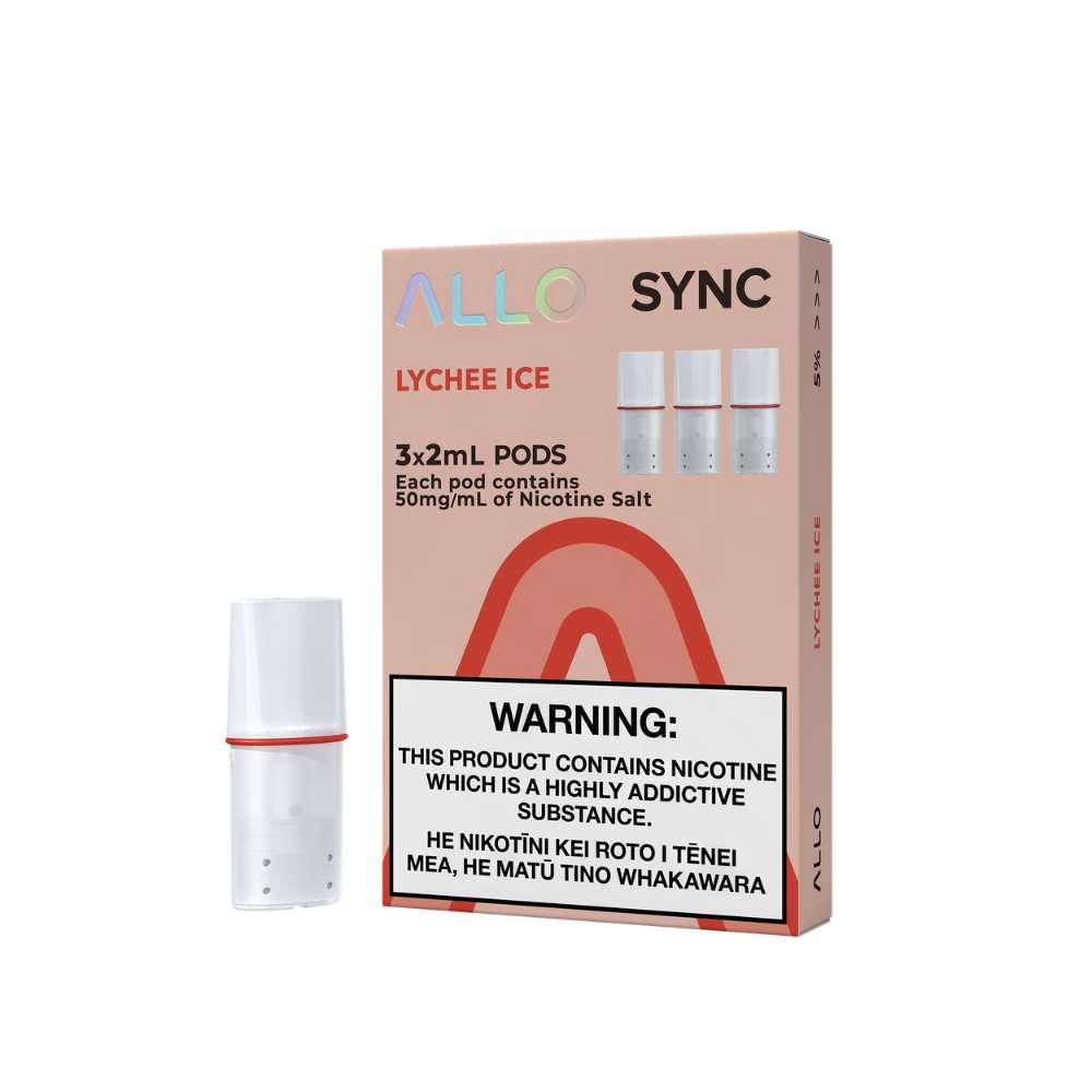ALLO Sync Pre-filled Pods - Lychee Ice - Vape Vend